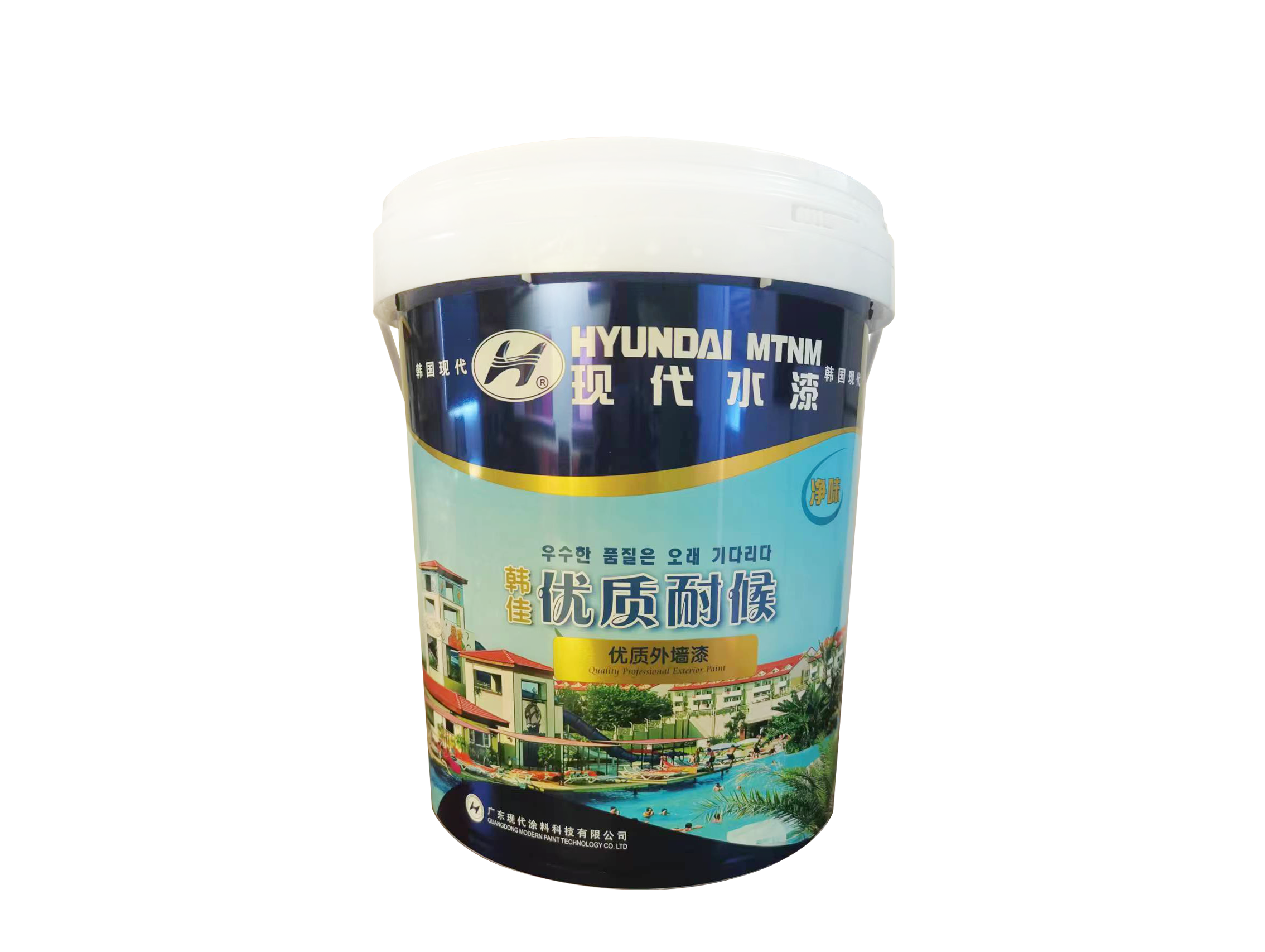 别墅外墙质感漆工程-仿石砂质肌理